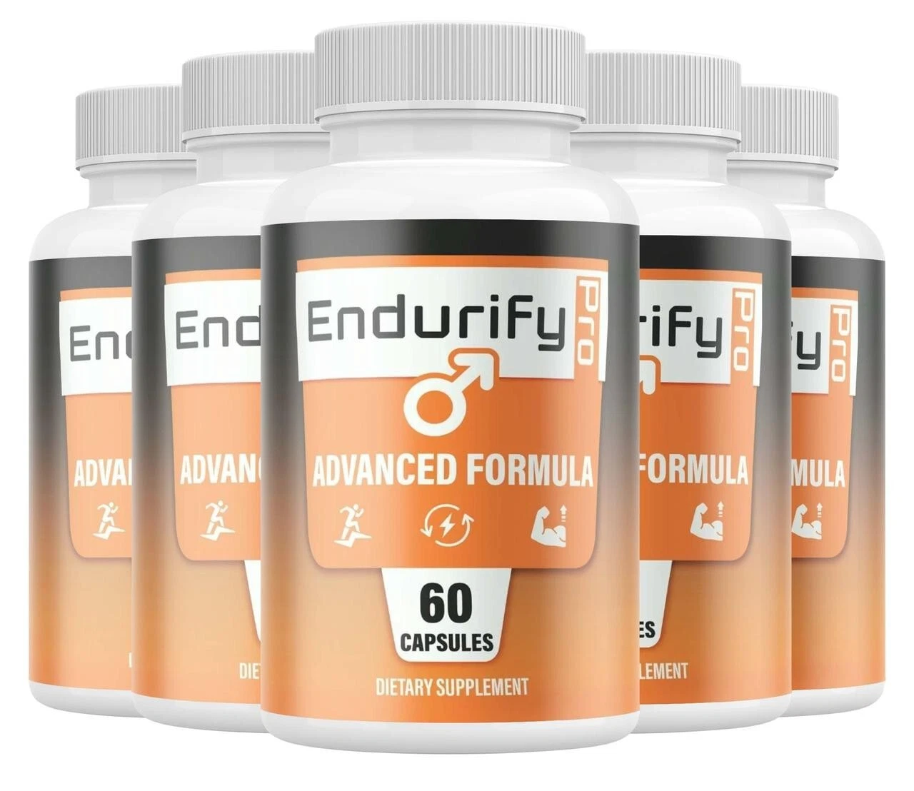 (5 Pack) Endurify Pro Capsules, Male Health Pills to Boost Energy & Vitality