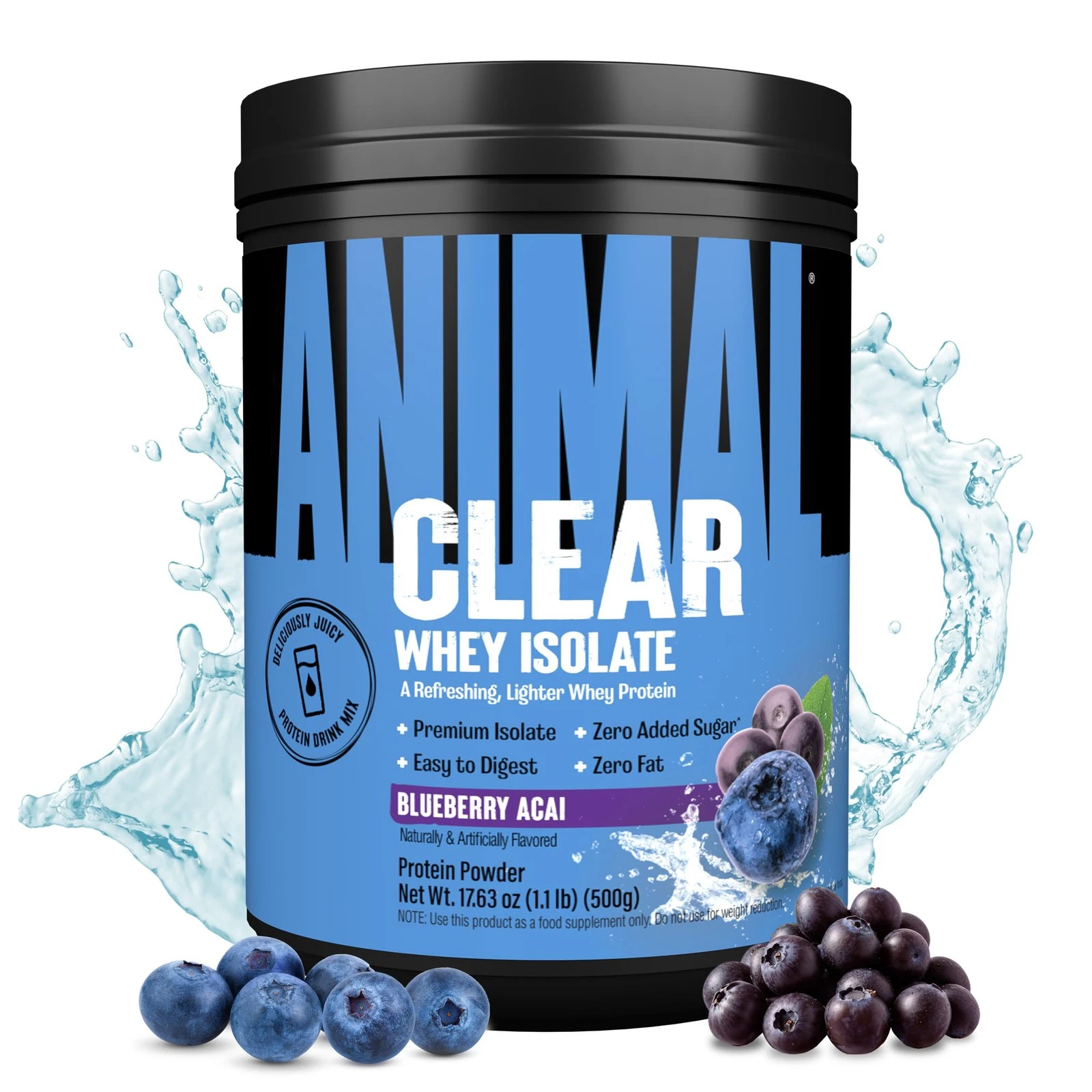 Clear Whey Isolate Protein Powder - Easy to Digest and Mix, 5g BCAA, Deliciou...