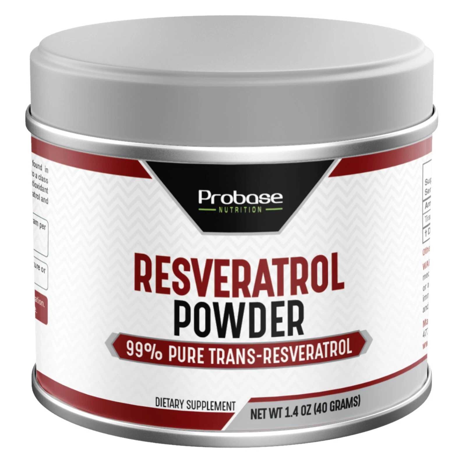 Resveratrol Powder - 40-Day Supply