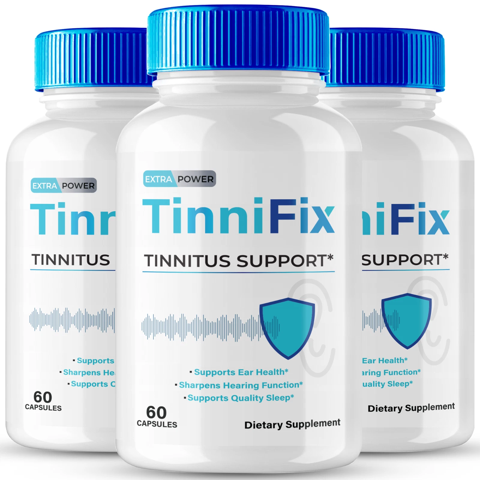 TinniFix Pills For Advanced Ear Health Support & Tinnitus Relief 180 Capsules