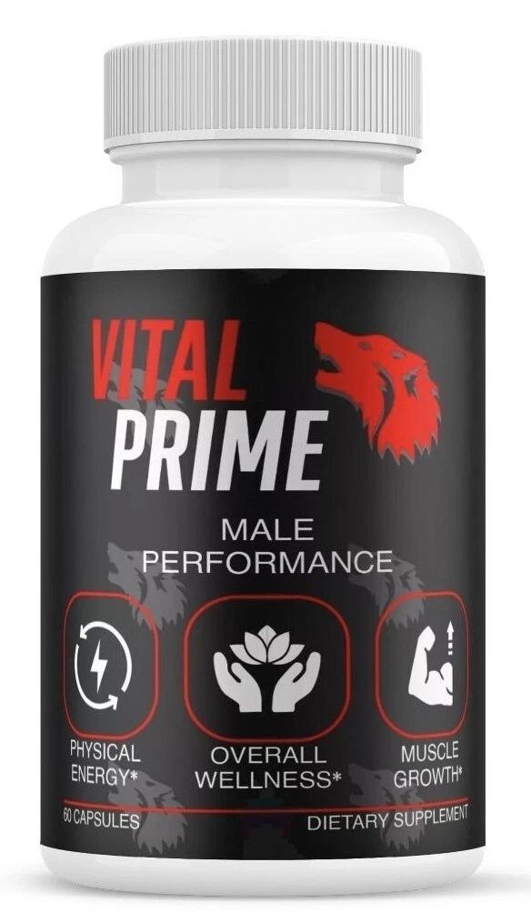 Vital Prime Capsules, Vital Prime High Drive Supplement (60 Capsules)