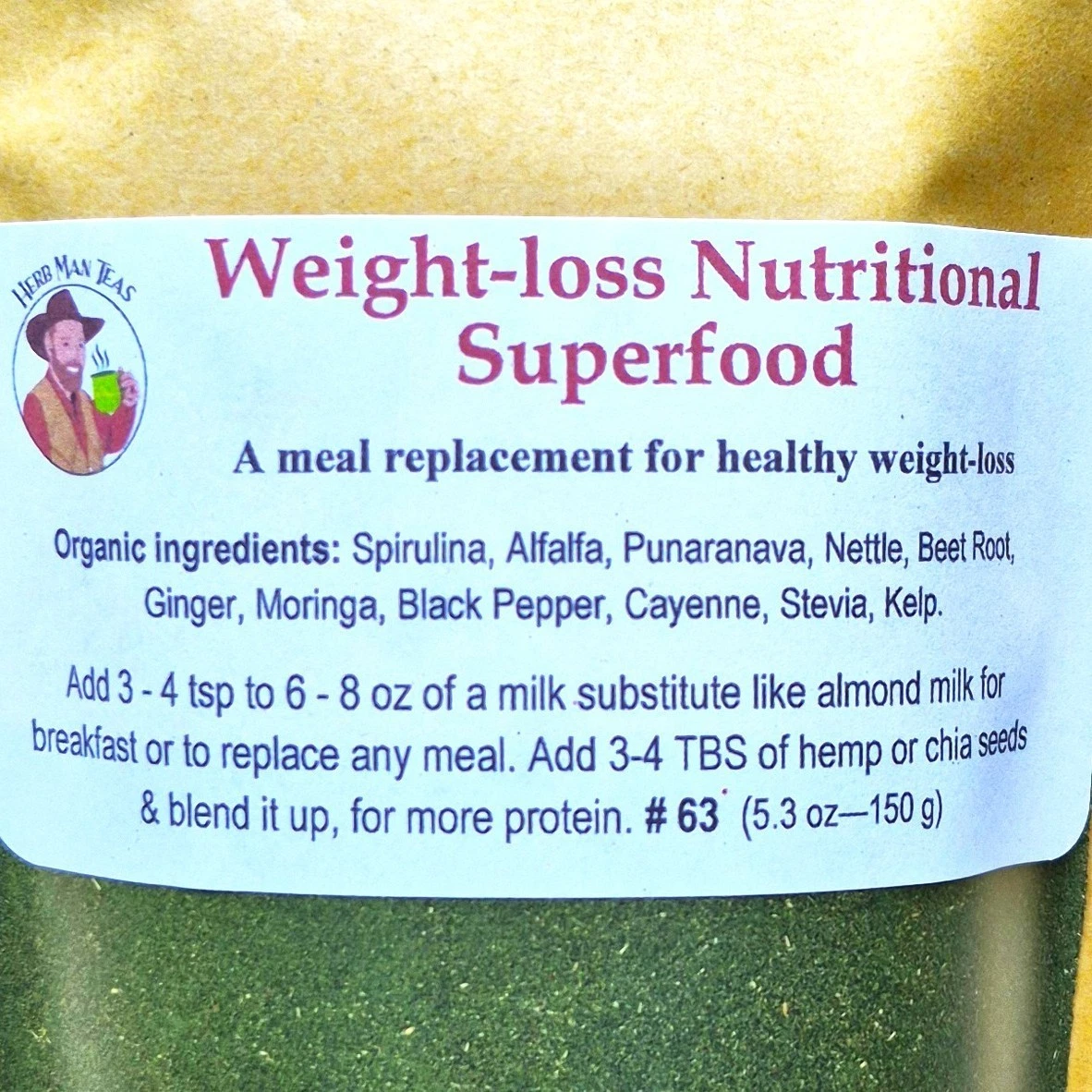 Weight loss Nutritional Superfood MEAL REPLACMENT with all vitamins & minerals!