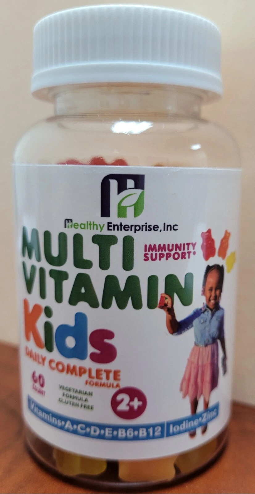 daily complete multi vitamin gummies for kids and adults' immunity support