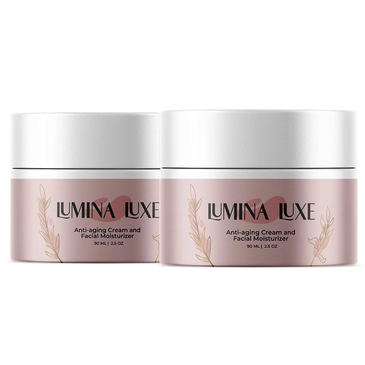 (2 Pack) - Lumina Luxe Anti-Aging Moisturizer Cream for Wrinkle, Skin Tightening
