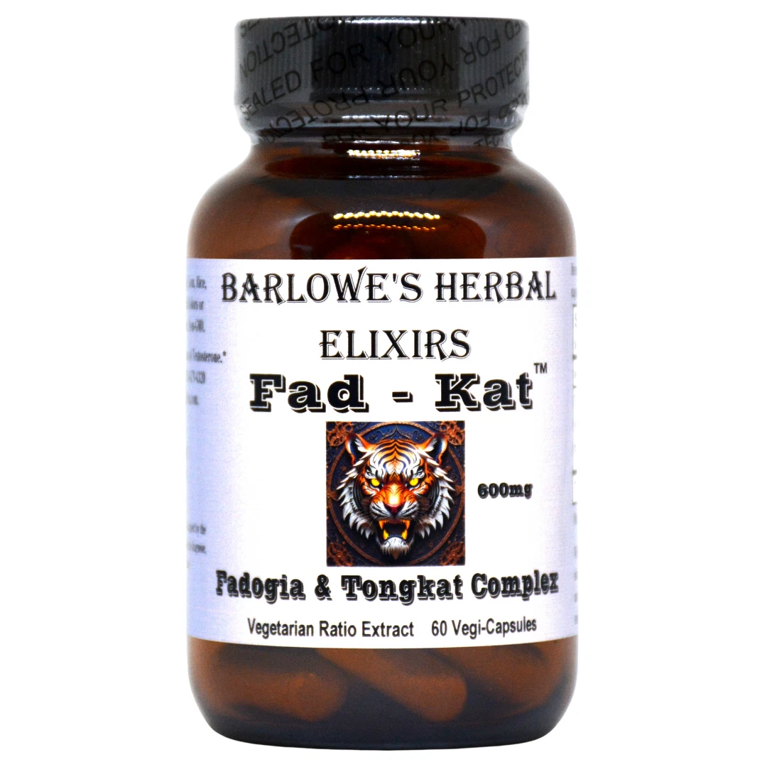 Fad-Kat FADOGIA AND TONGKAT Complex | 600mg | 60 Veggie Capsules