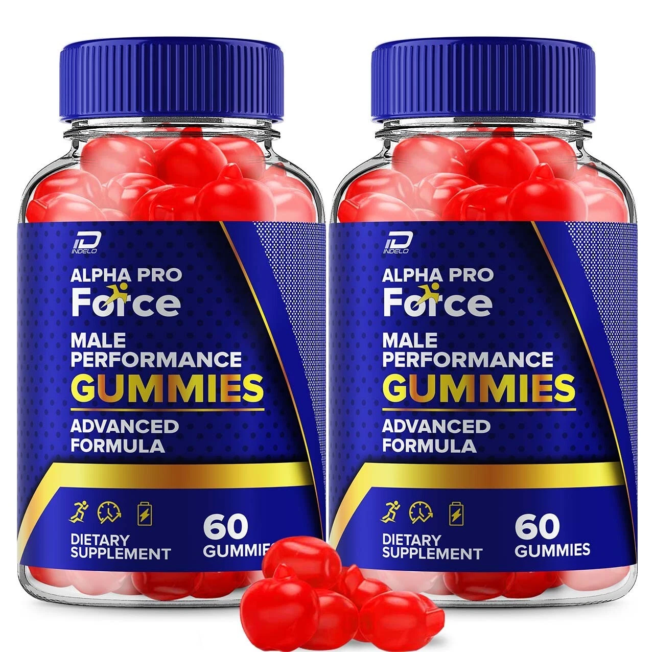 (2 Pack) Alpha Pro Force Gummies for Men – Alpha ProForce Male Performance Gummy