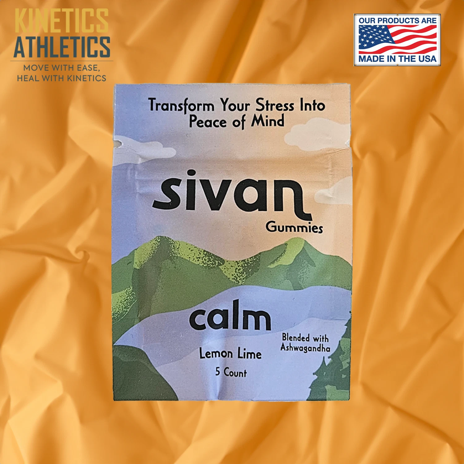 Calming & Relaxation Gummies - Organic, Non-GMO, Vegan, Pain Relief