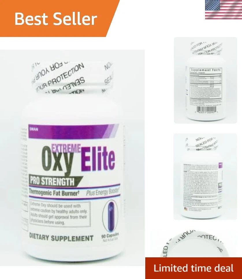Swan Extreme Oxy Elite Fat Burners - 90 Count Capsules for Effective Weight Loss