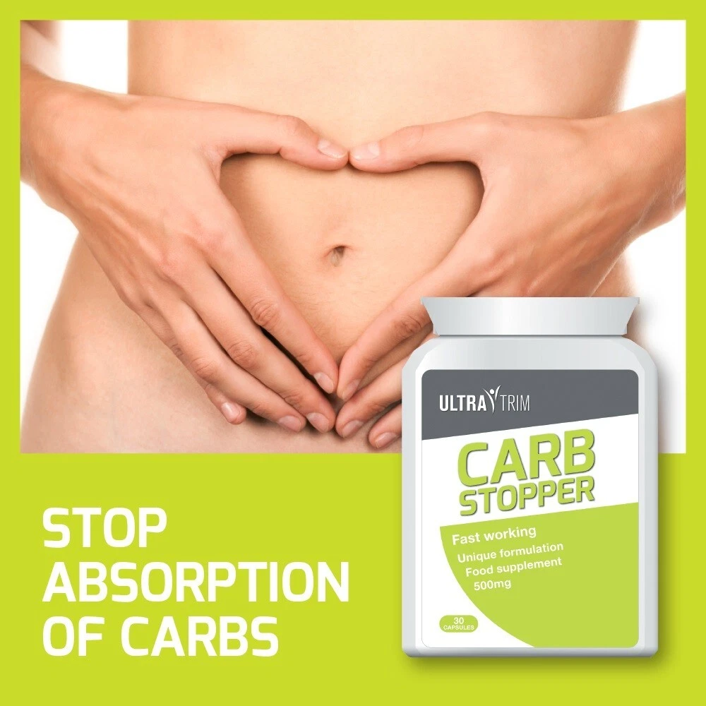 ULTRA TRIM Carb Stopper Pills ( STOP ABSORPTION OF CARBS LOSE FAT FAST WORKING )