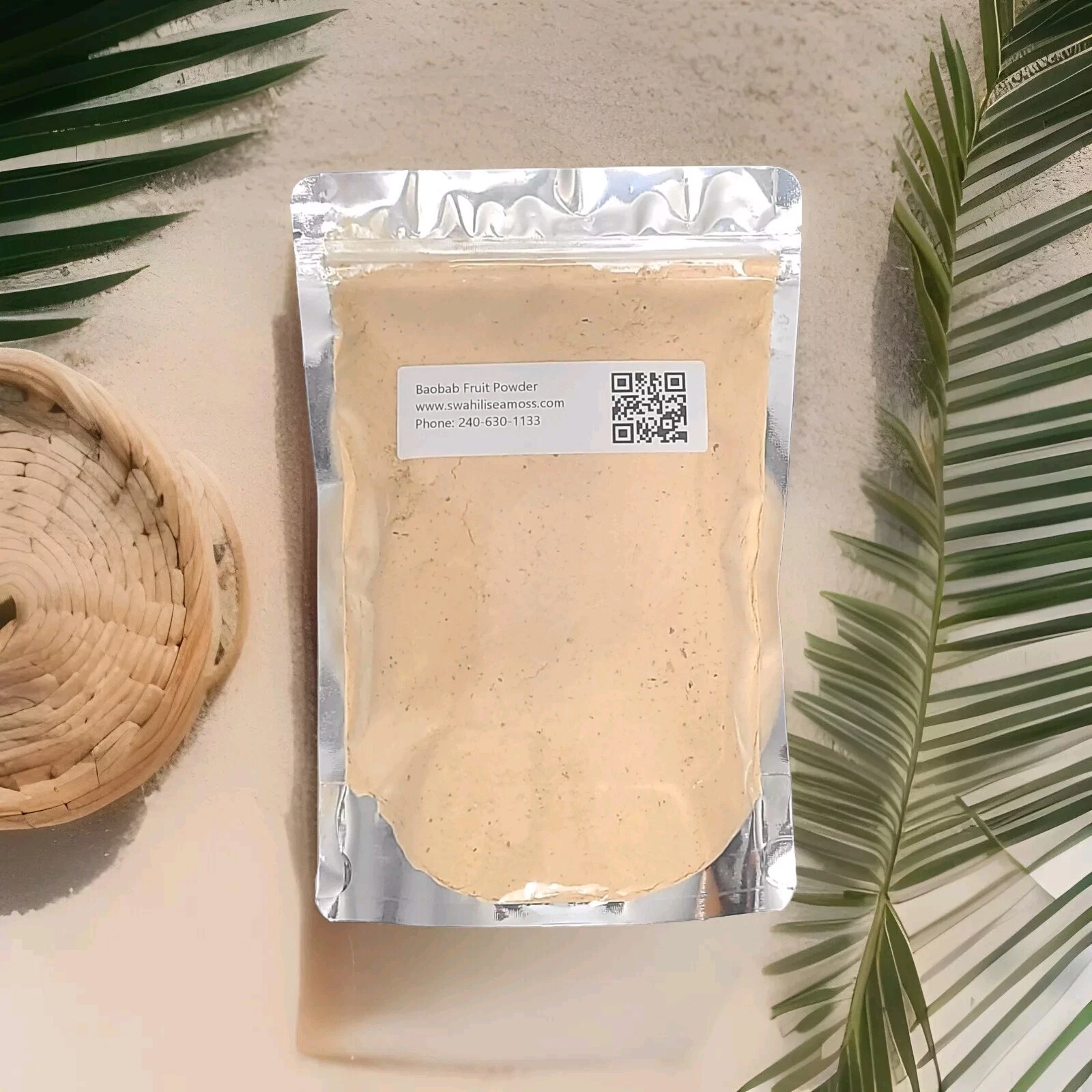 [125657799822] Baobab Fruit Powder Raw Organic Herbs & Spices Active | 2, 4, 8, 16 oz | 1 lb