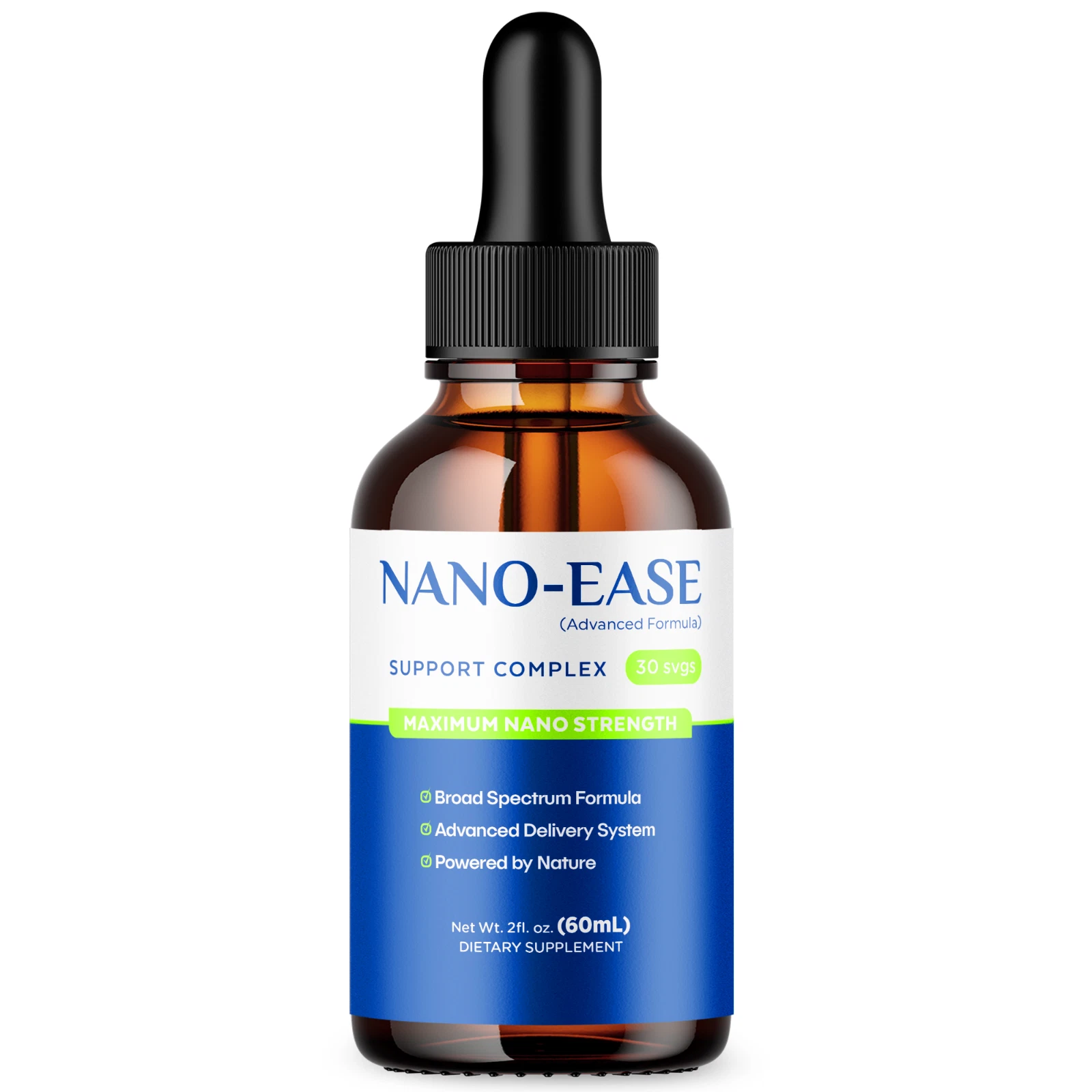 (1 Pack) Nano Ease Blood Support Drops Advanced Vitamin Formula Supplement 2ML