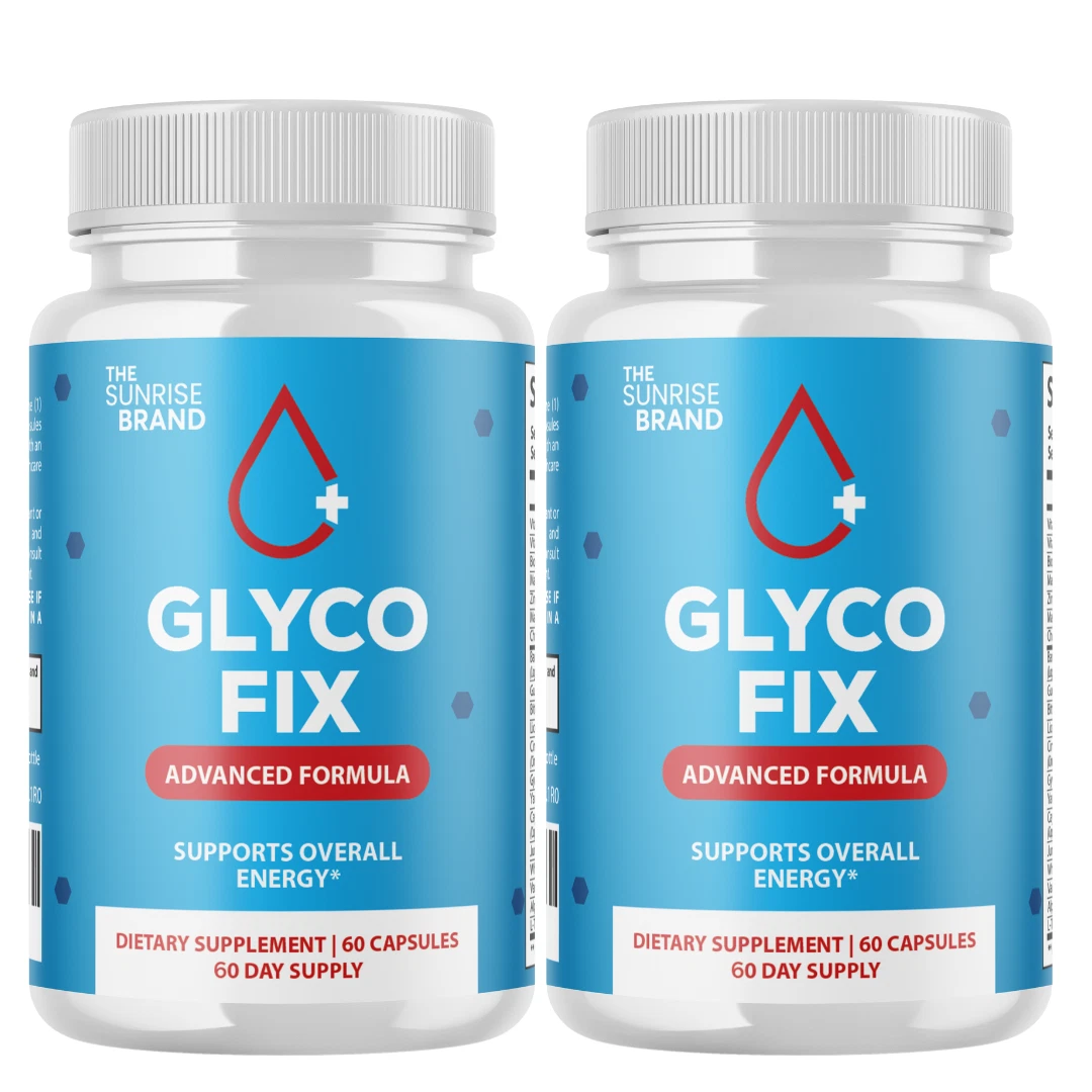 Glyco Fix - Blood Sugar Supplement, Healthy Blood Sugar Support - 2 Bottles