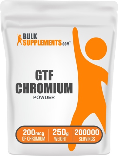 [195919848267] BulkSupplements Chromium GTF Powder - 200mcg per Serving