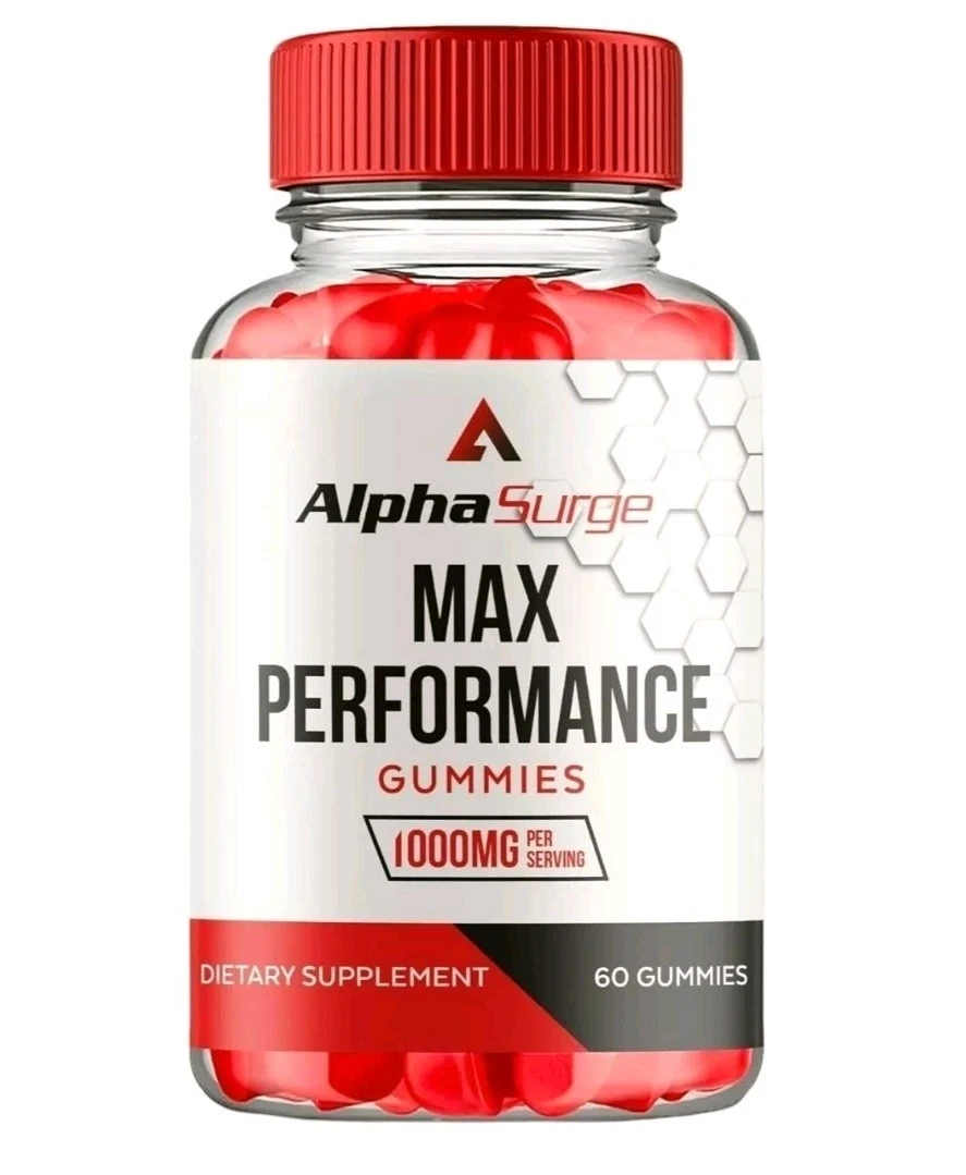 (3 Pack) Alpha Surge Gummies for Men – ACV Gummy 1000MG, Vitamin B12 & B6