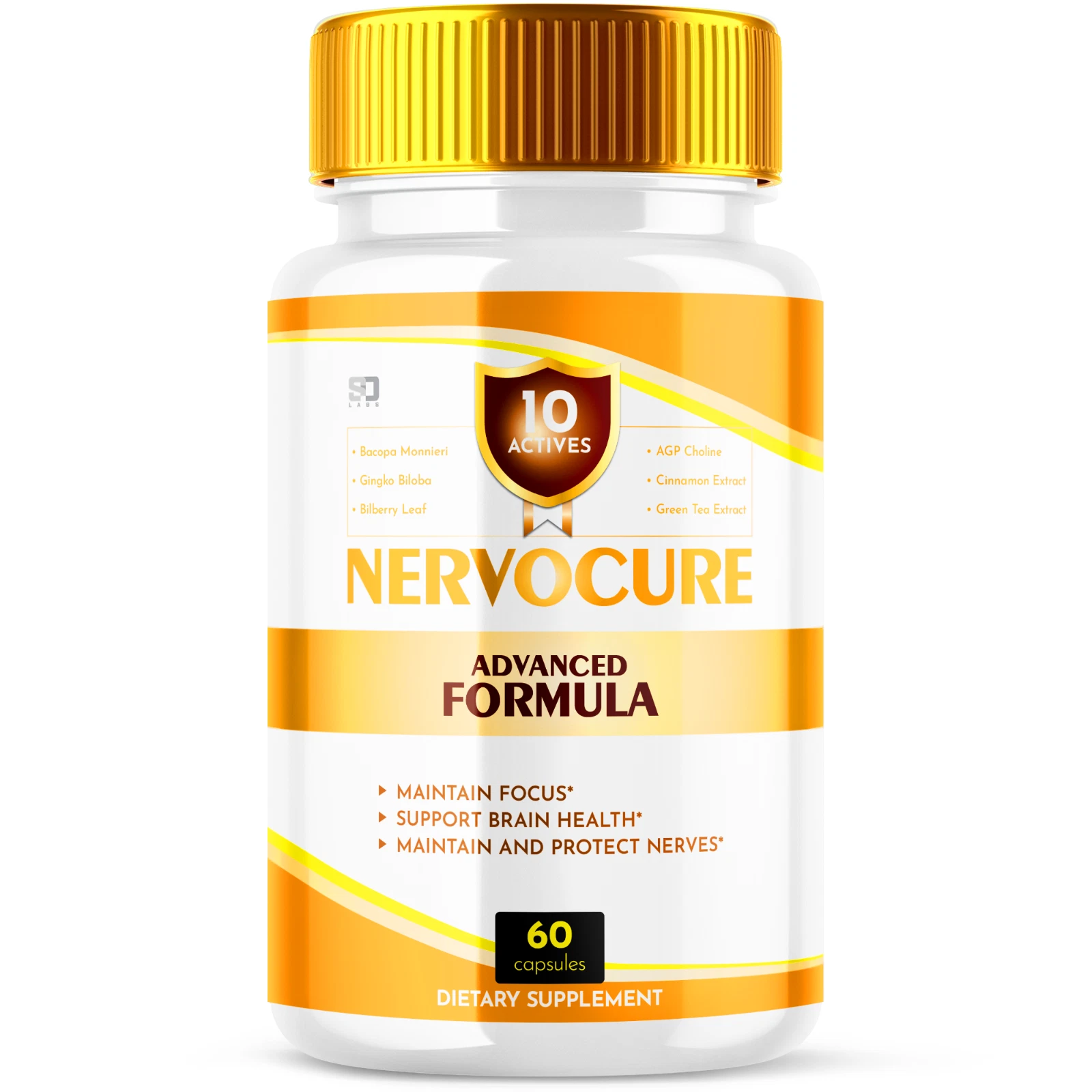 NervoCure Nerve Pills - Help Alleviate Discomfort and Nerve Support 60 Capsules