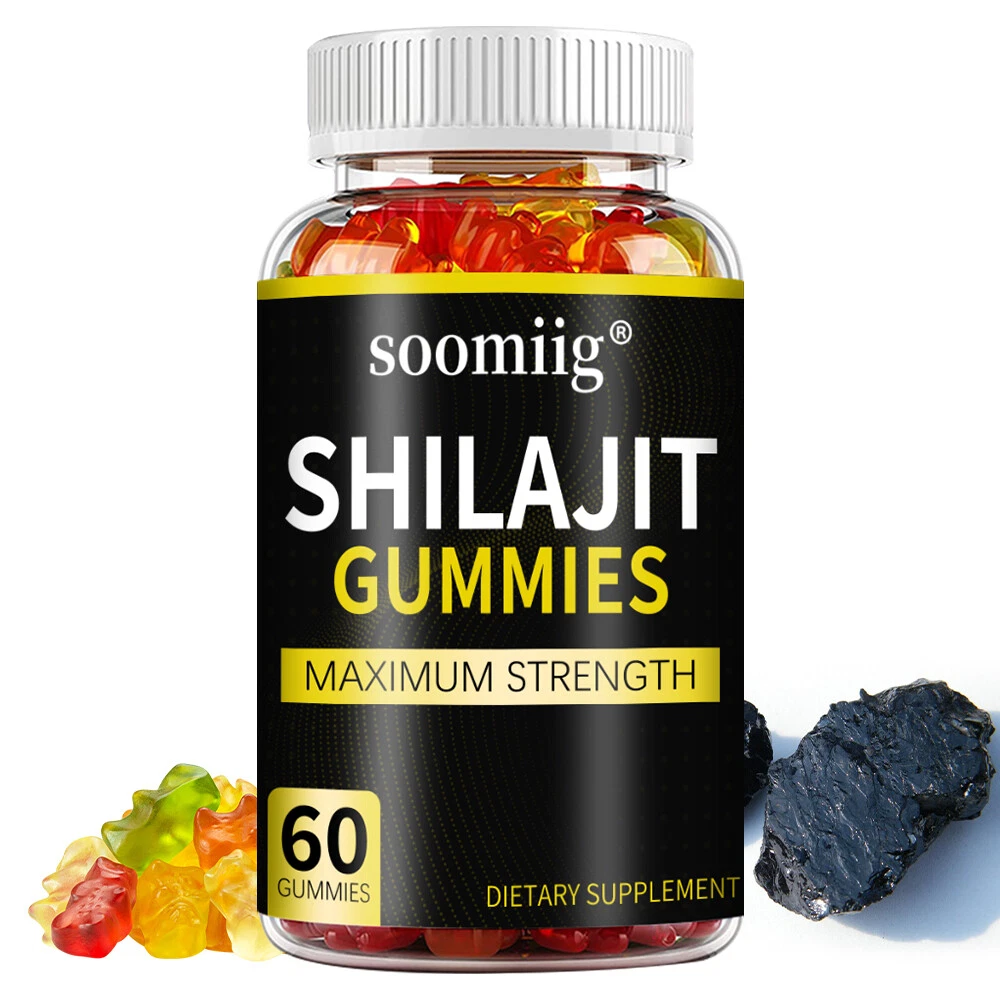 Shilajit Gummies Balance Energy Levels Promotes Brain Health,30 To 60 Gummies