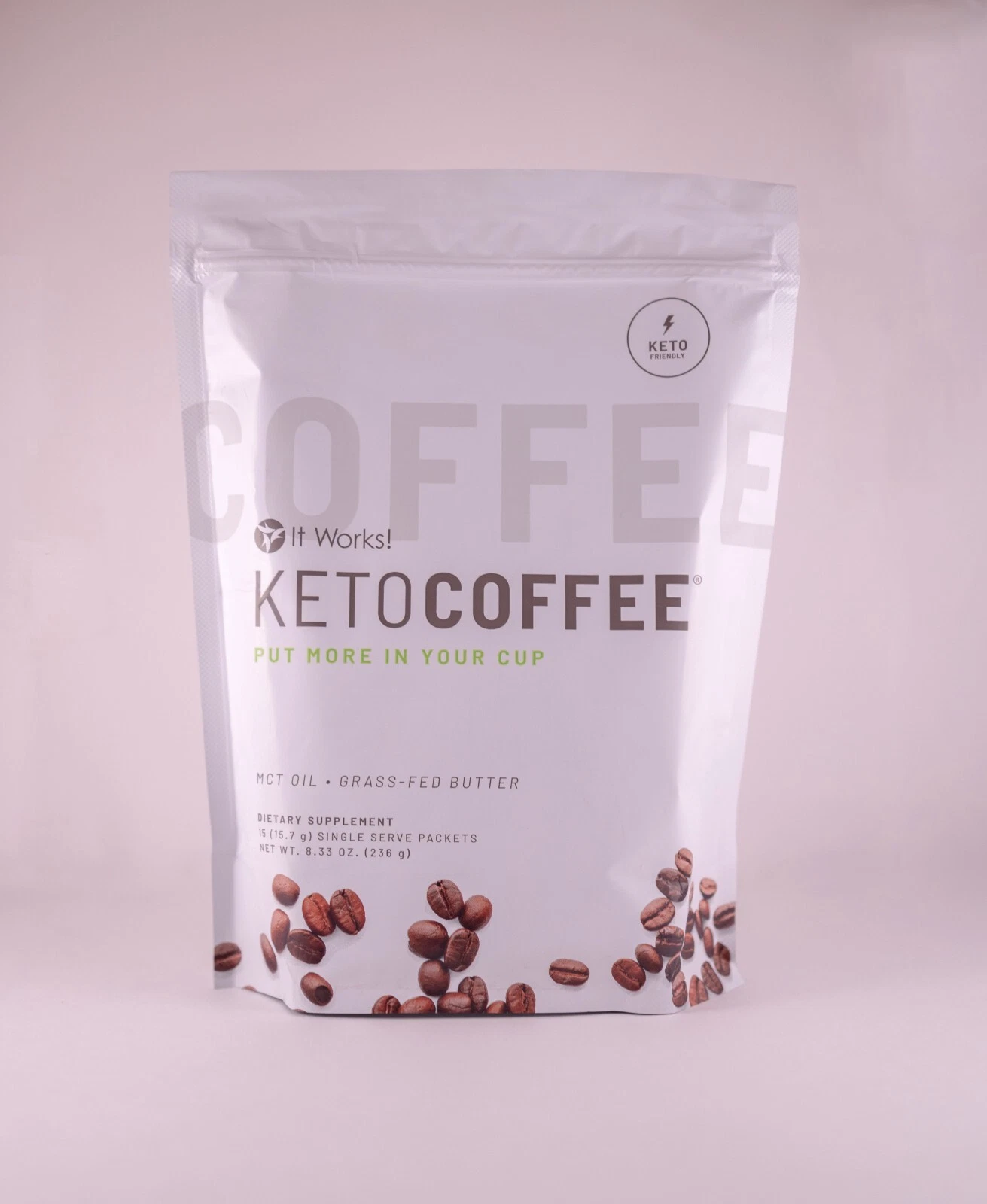 ItWorks! Keto Coffee ~ MCT OIL - Grass-Fed Butter - Collagen Peptides