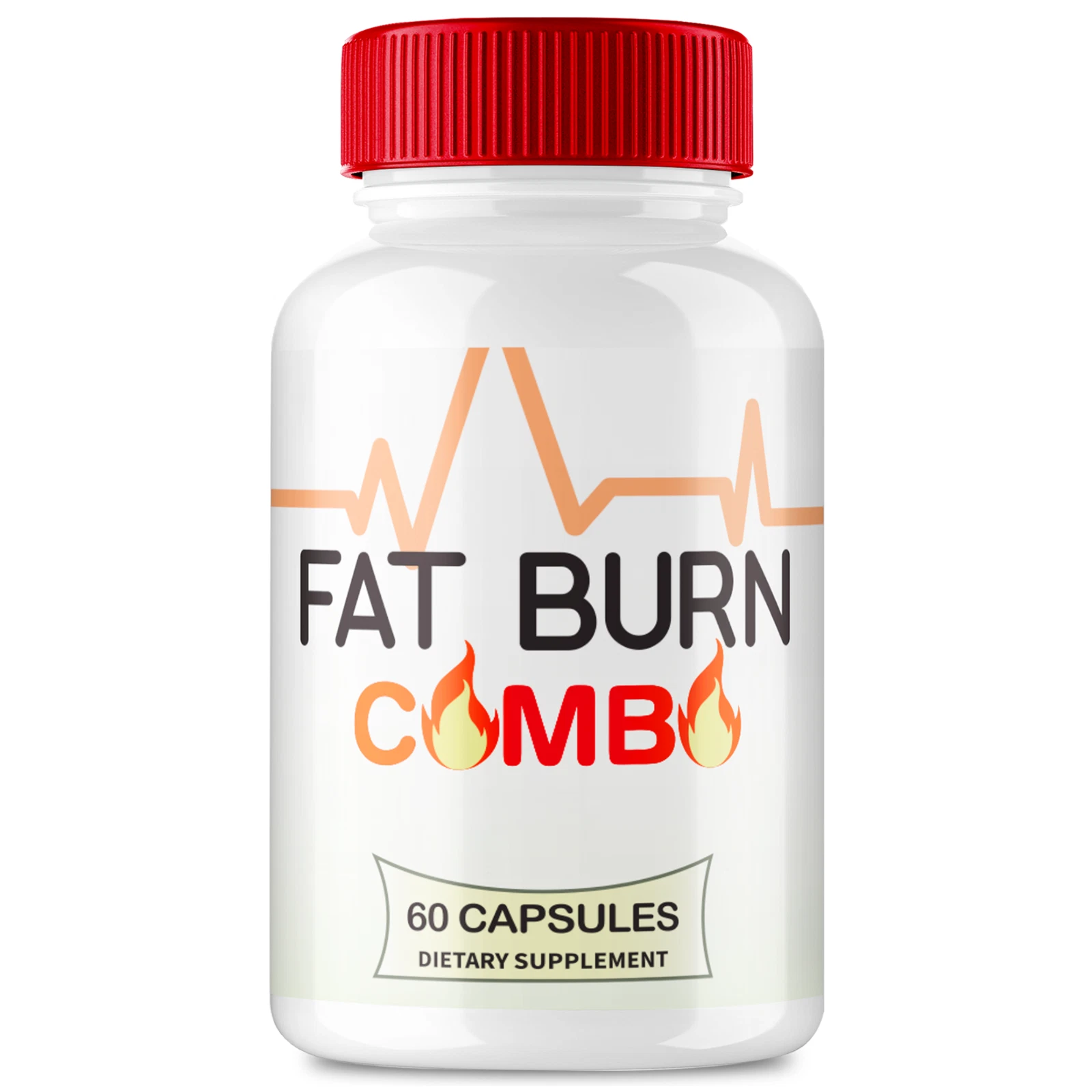 Fat Burn Combo Weight Loss Capsules to Suppress Appetite & Boost Energy 6ct