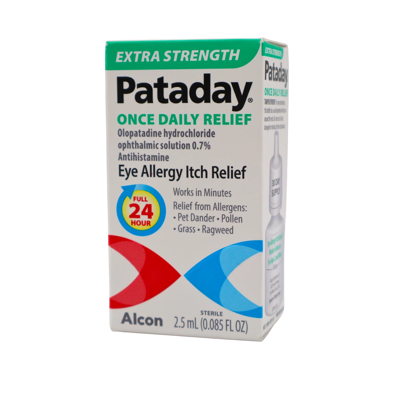 Alcon Pataday Once Daily Relief Eye Allergy Itch Relief - 2.5ml (2 Pack)