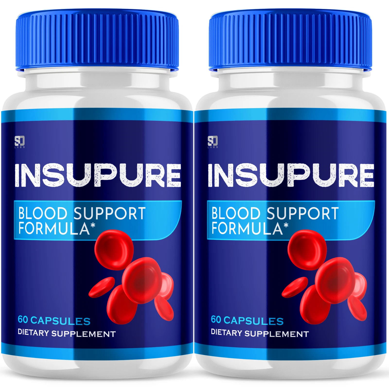 (2 Pack) Insupure Pills - Insupure Blood Sugar Health Support Formula - 120 Caps