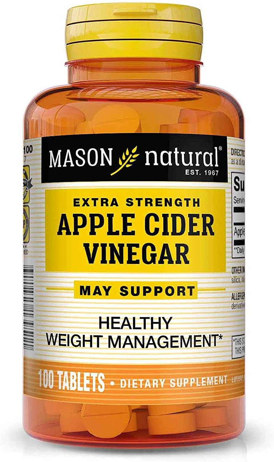 Apple Cider Vinegar Extra Strength 100 Tablets WEIGHT LOSS PACK 1 2 3 5 bottles