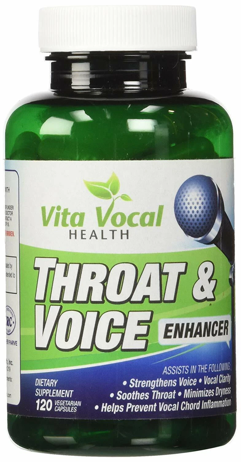 [293827019496] VitaVocal Throat & Voice Enhancer Voice Booster Vitamin veggie caps