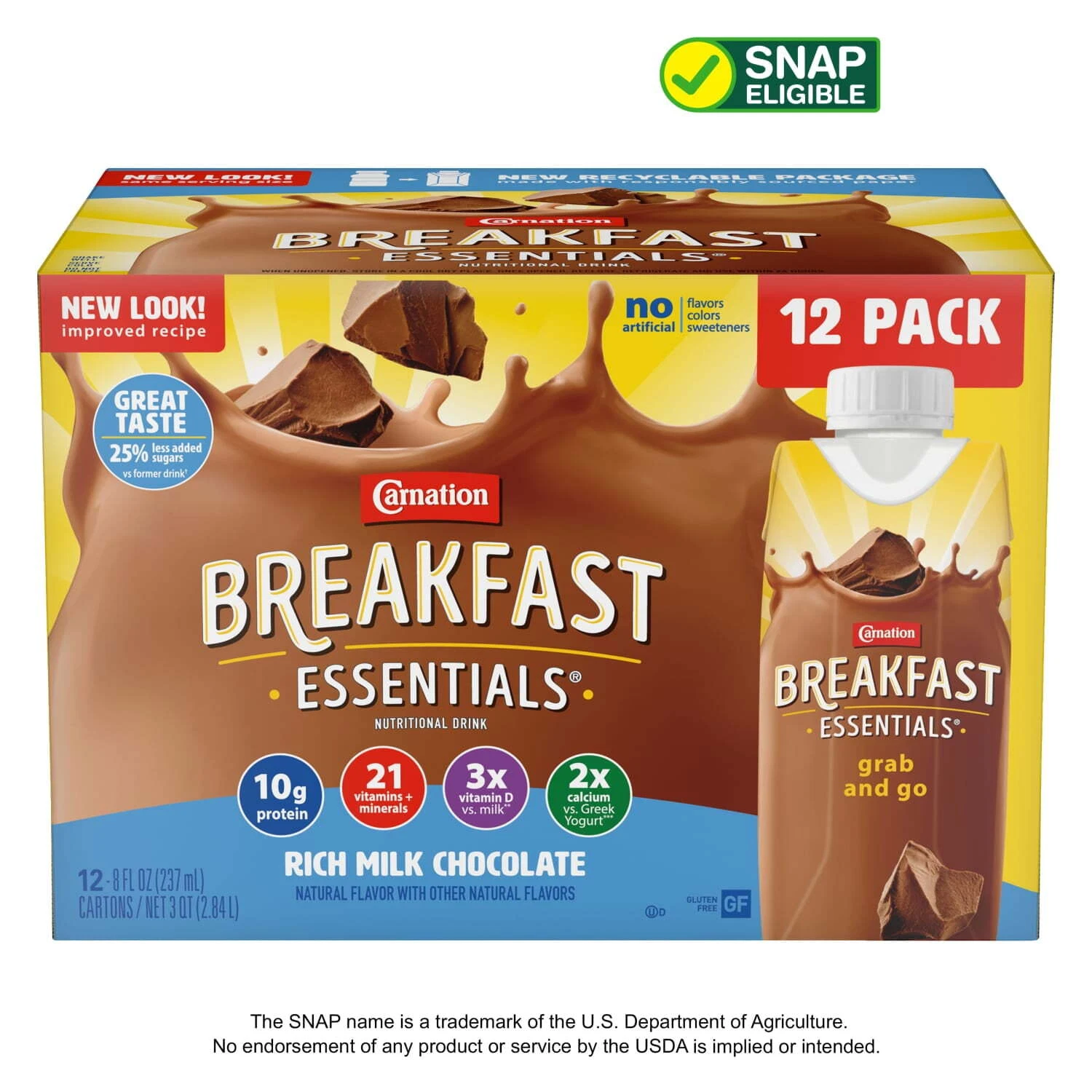 Nutritional Protein-Packed Drink Shakes, fl oz, 12 Pack