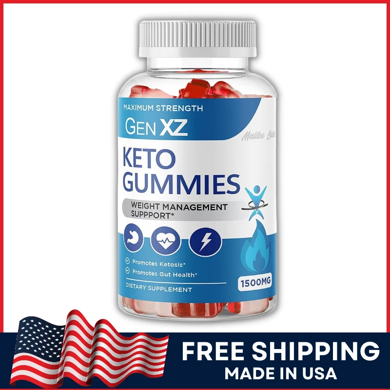 Gen XZ Keto ACV Gummies Apple Cider Vinegar 1500mg Weight Loss 30 Day Supply USA