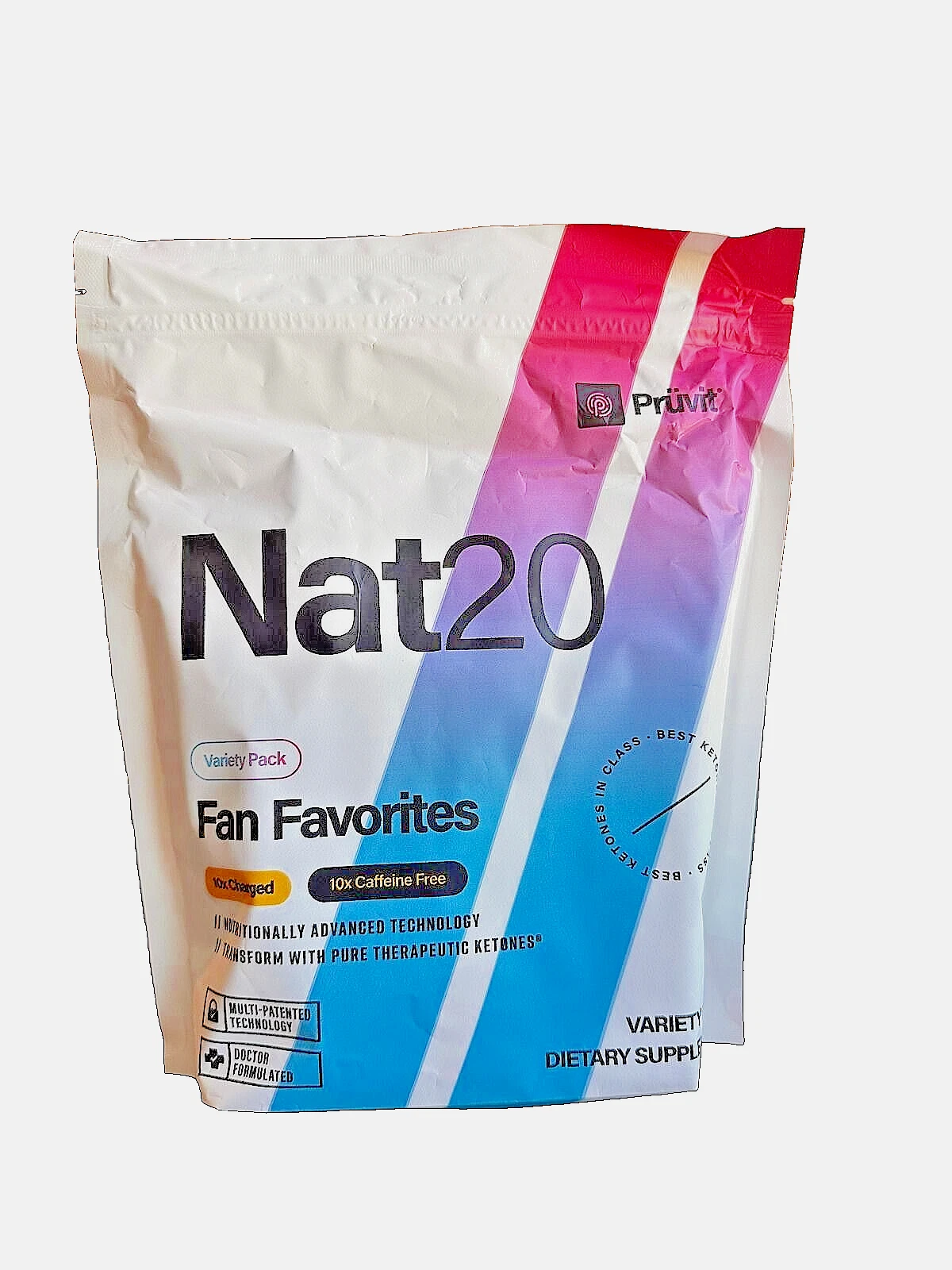 Pruvit Nat20 Ketones Variety Pack *NEW* 20 Packets Expire 09-2025 free shipping