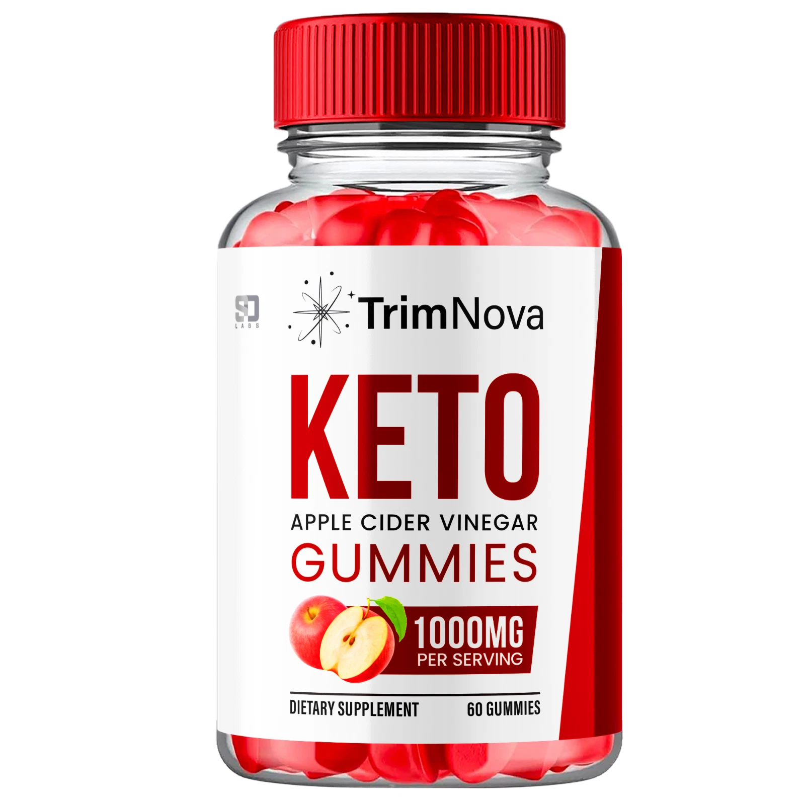 TrimNova Keto ACV Gummies - For Weight Management & Healthy Body - 60 Gummies