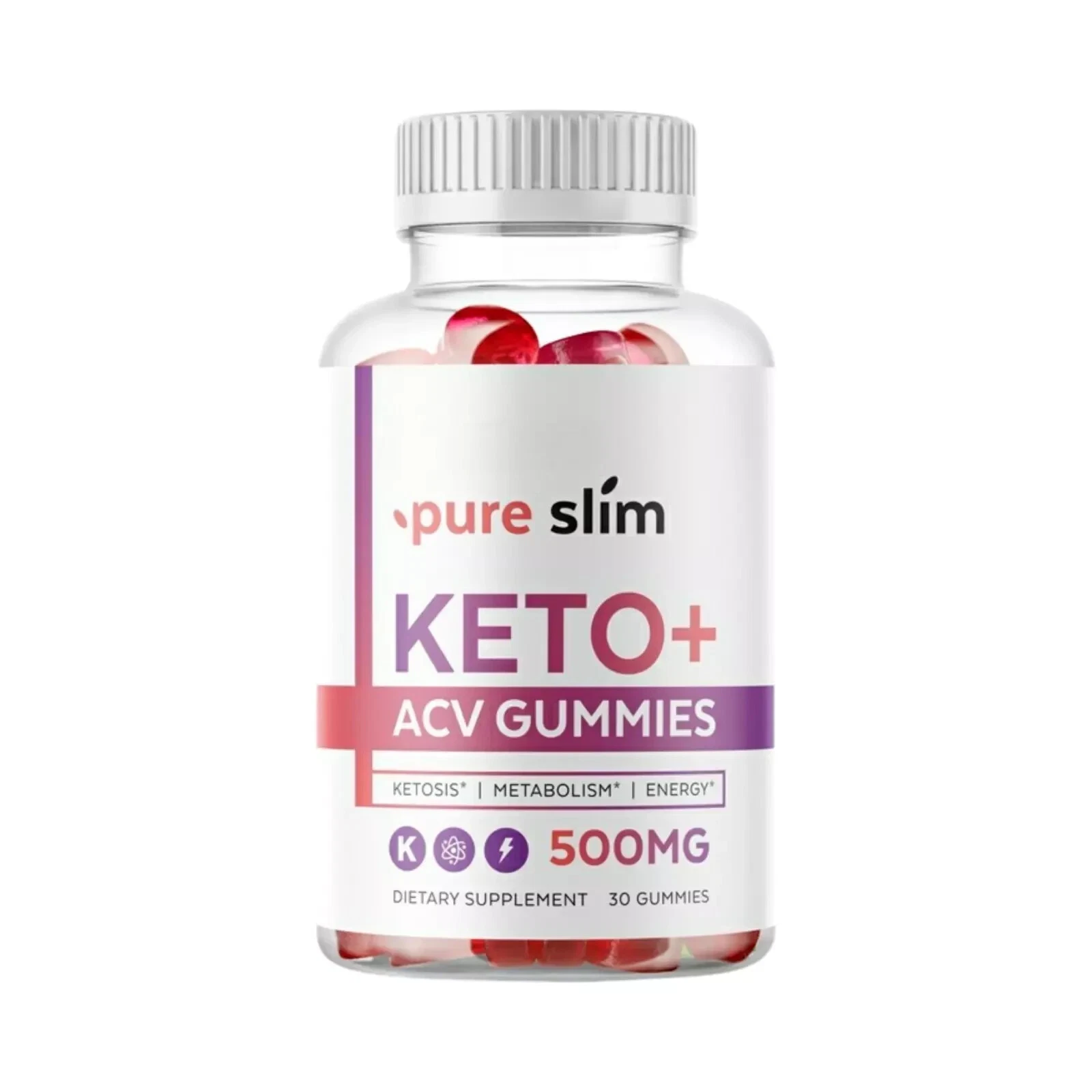 Pure Slim Keto ACV Gummies, PureSlim Gummies Weight Loss -60 Gummies