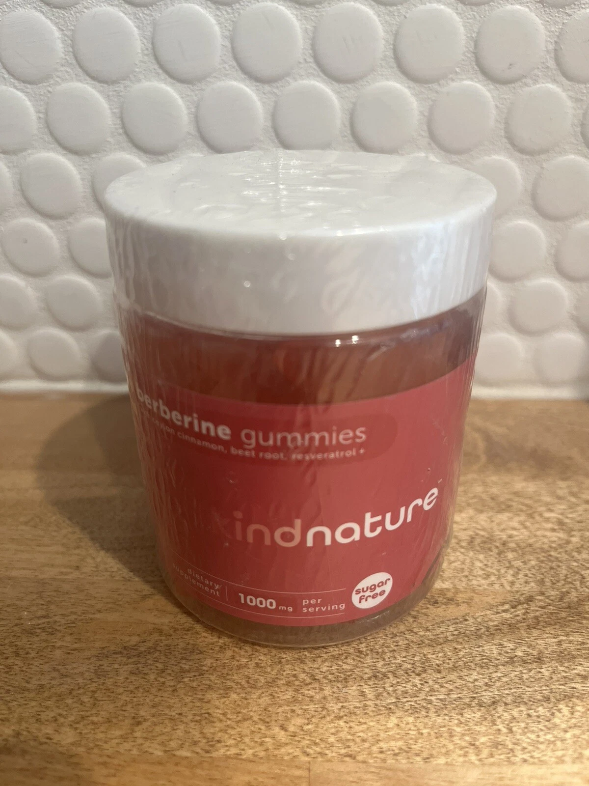 Kind Nature Berberine Gummies 1000mg 60 Sugar Free Gummies Exp 12/25