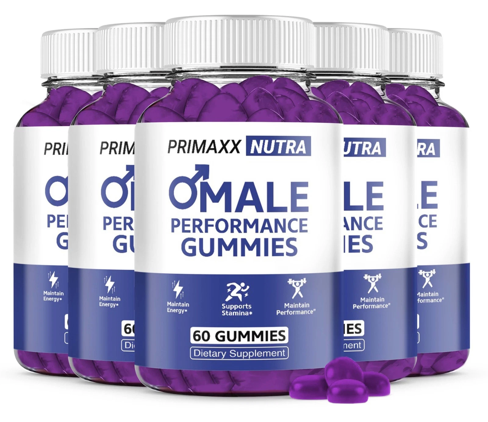 (5 Pack) Primaxx Nutra Gummies for Men,PrimaxxNutra Advanced Male Health Support