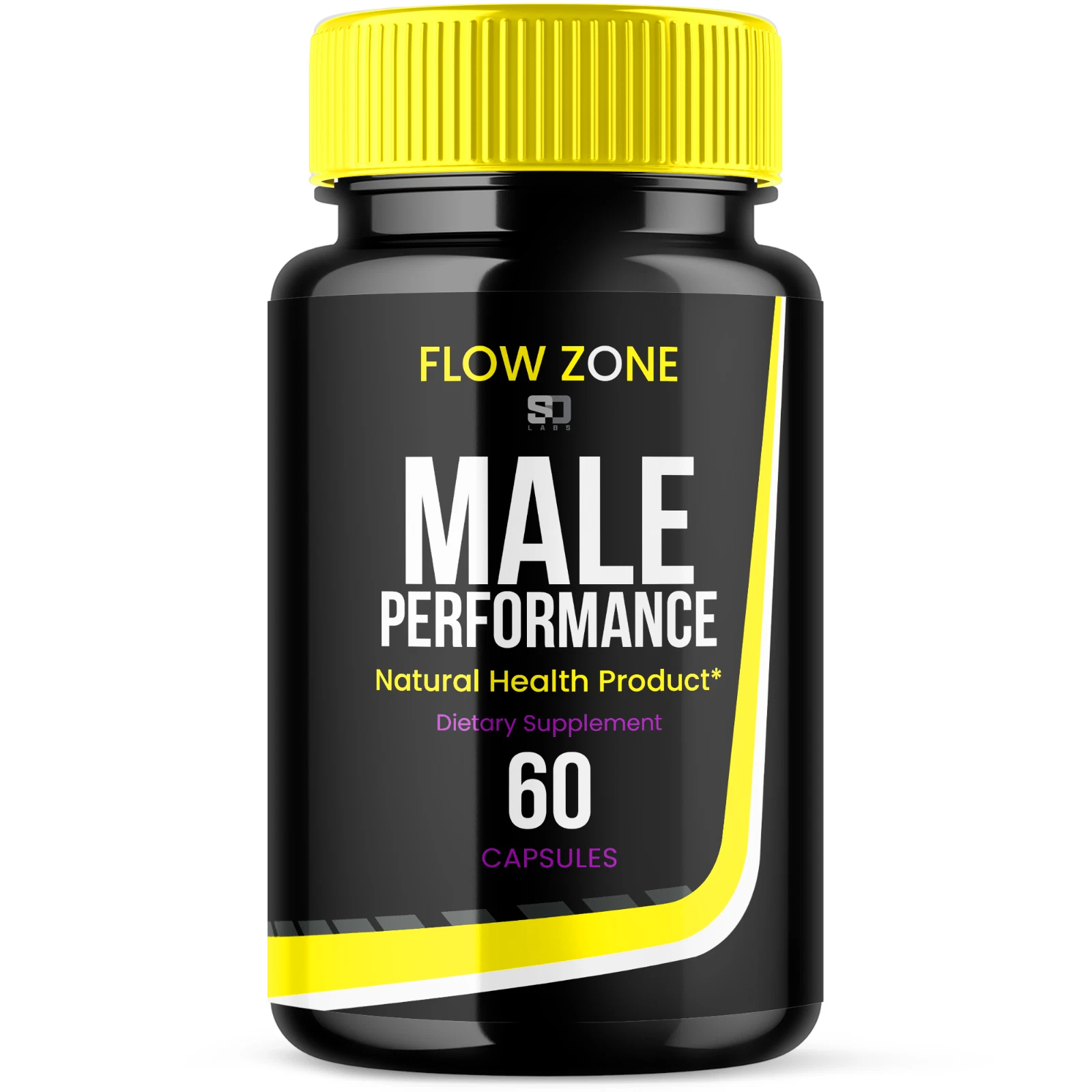 Flow Zone Male Pills - Boost Vitality and Support Stamina 60 Capsules