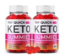 Try Quick Keto ACV Chew Gummies Health Support Supplement (120 Gummies) 2-Pack