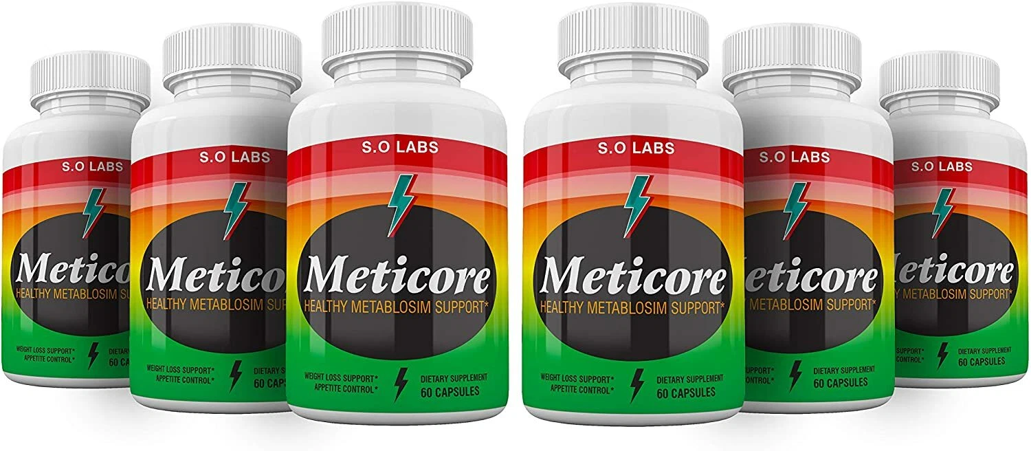 6-Pack Official Meticore-Pills for Weight Loss Supplement for Weight Management