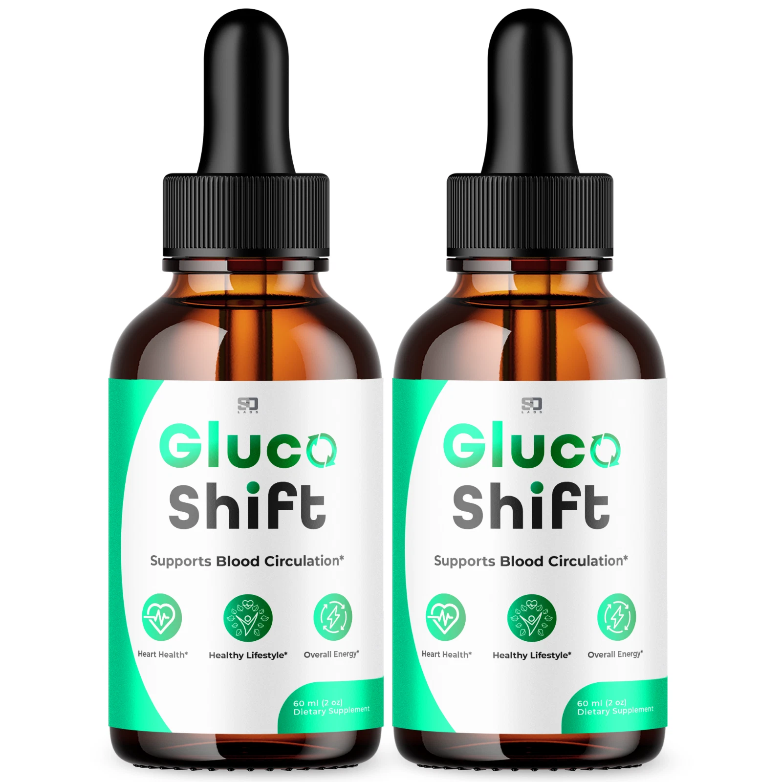 Gluco Shift Blood Drops - Supports Blood Health & Balanced Lifestyle - 2 Pack