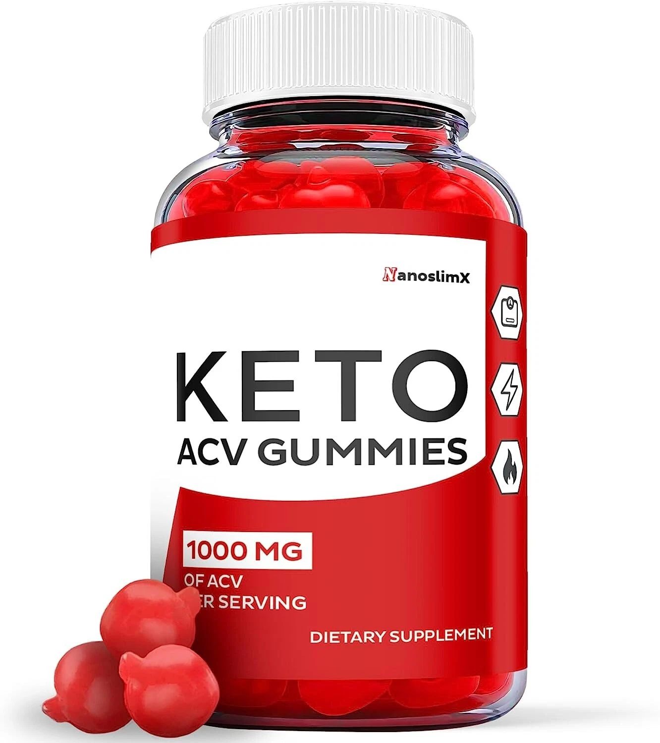 Nano Slim X Keto Gummies - Nano Slim X Keto ACV Gummies For Weight Loss (1 Pack)