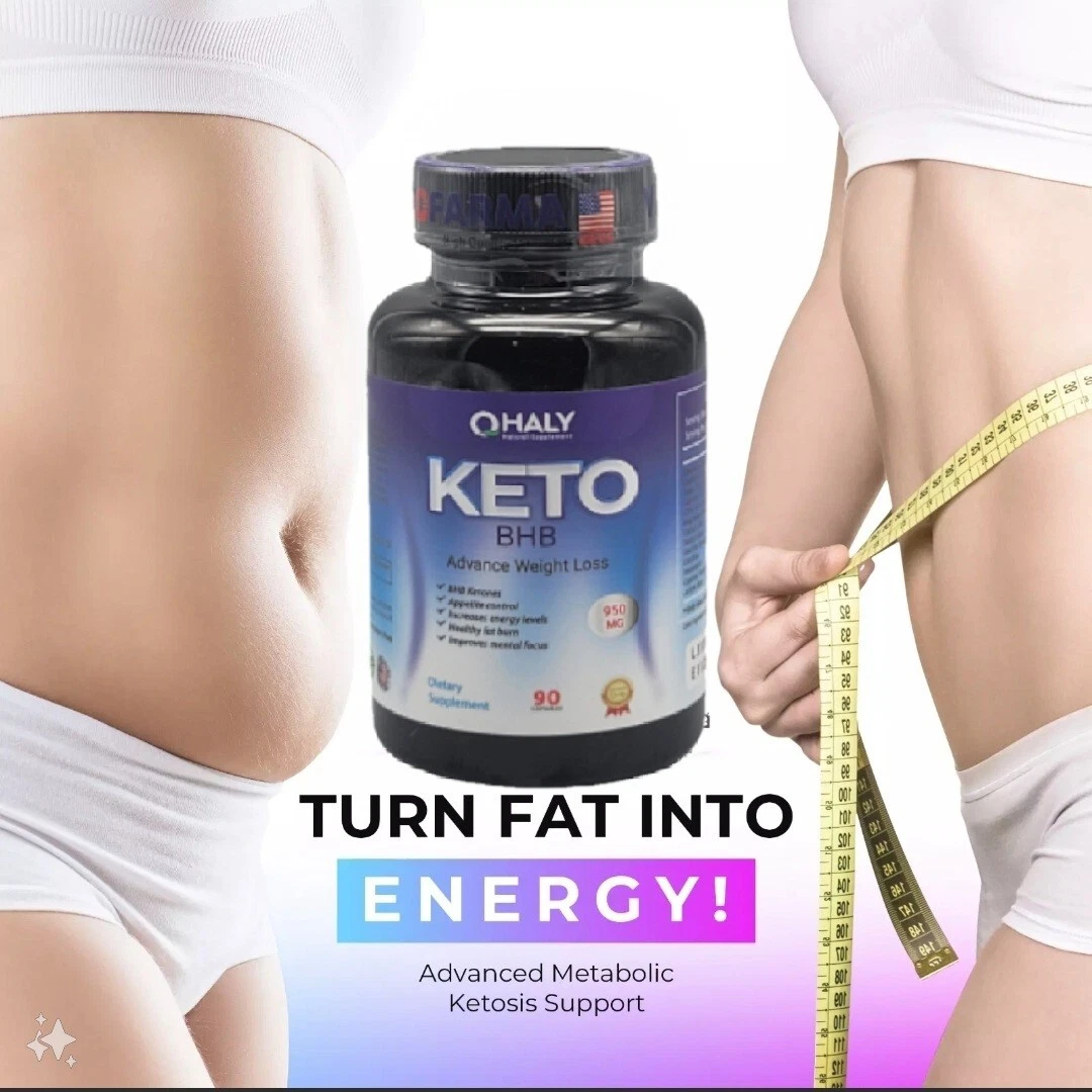 KETO BHB Ketone Advanced Weigth Loss Diet Pills 90 Cáps. Appetite Suppresant