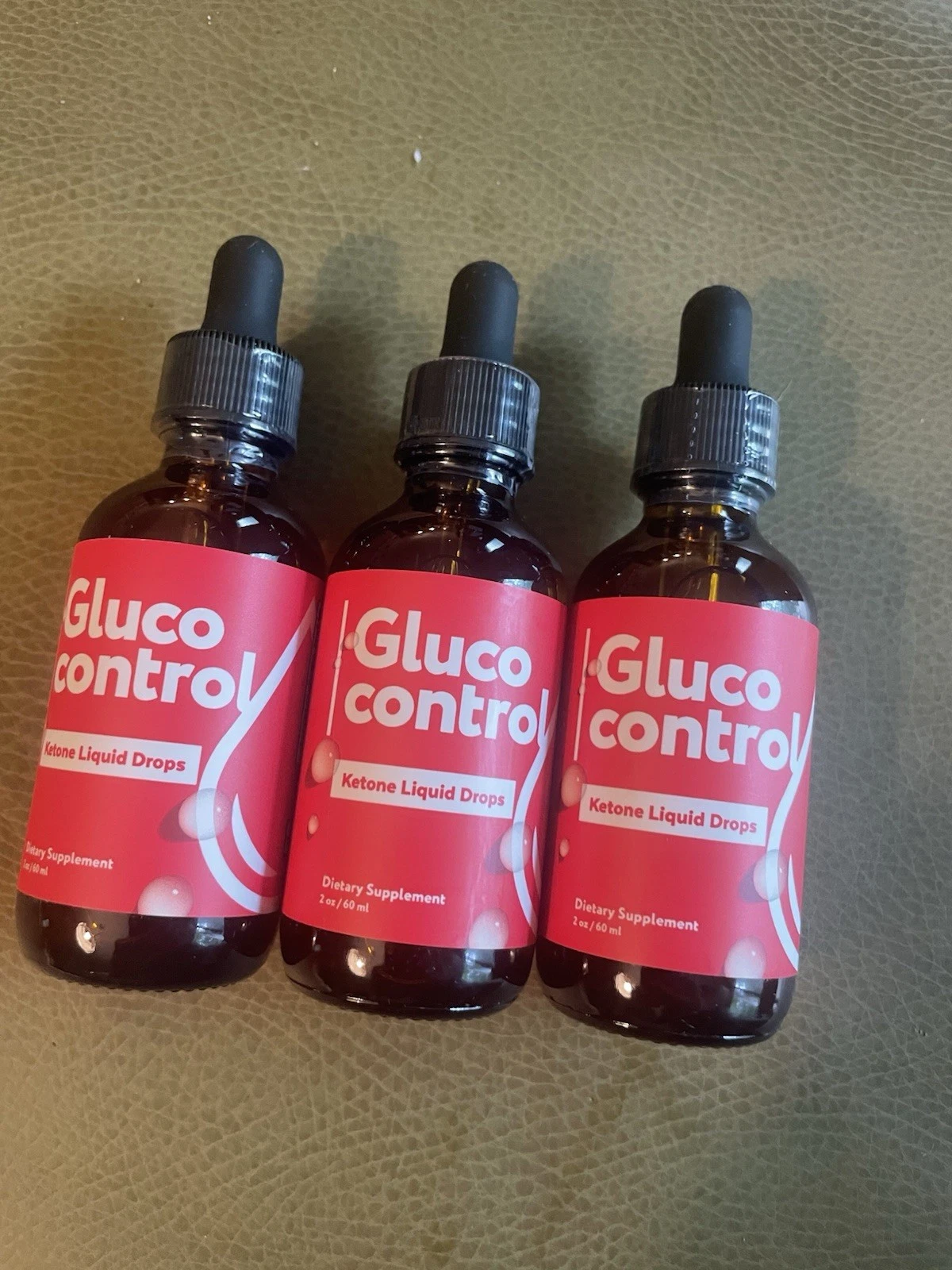 (3 Pack) Gluco Control Liquid Drops Healthy Blood Support - GlucoControl Drops