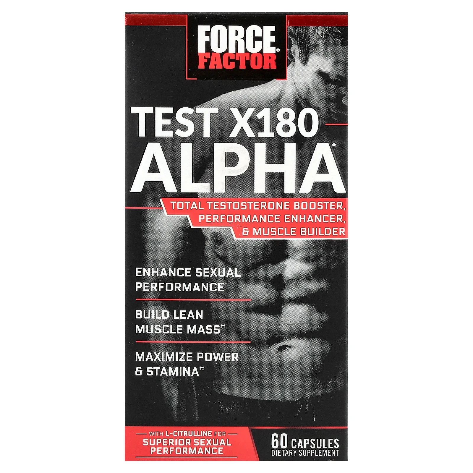 Test X180 Alpha®, 60 Capsules