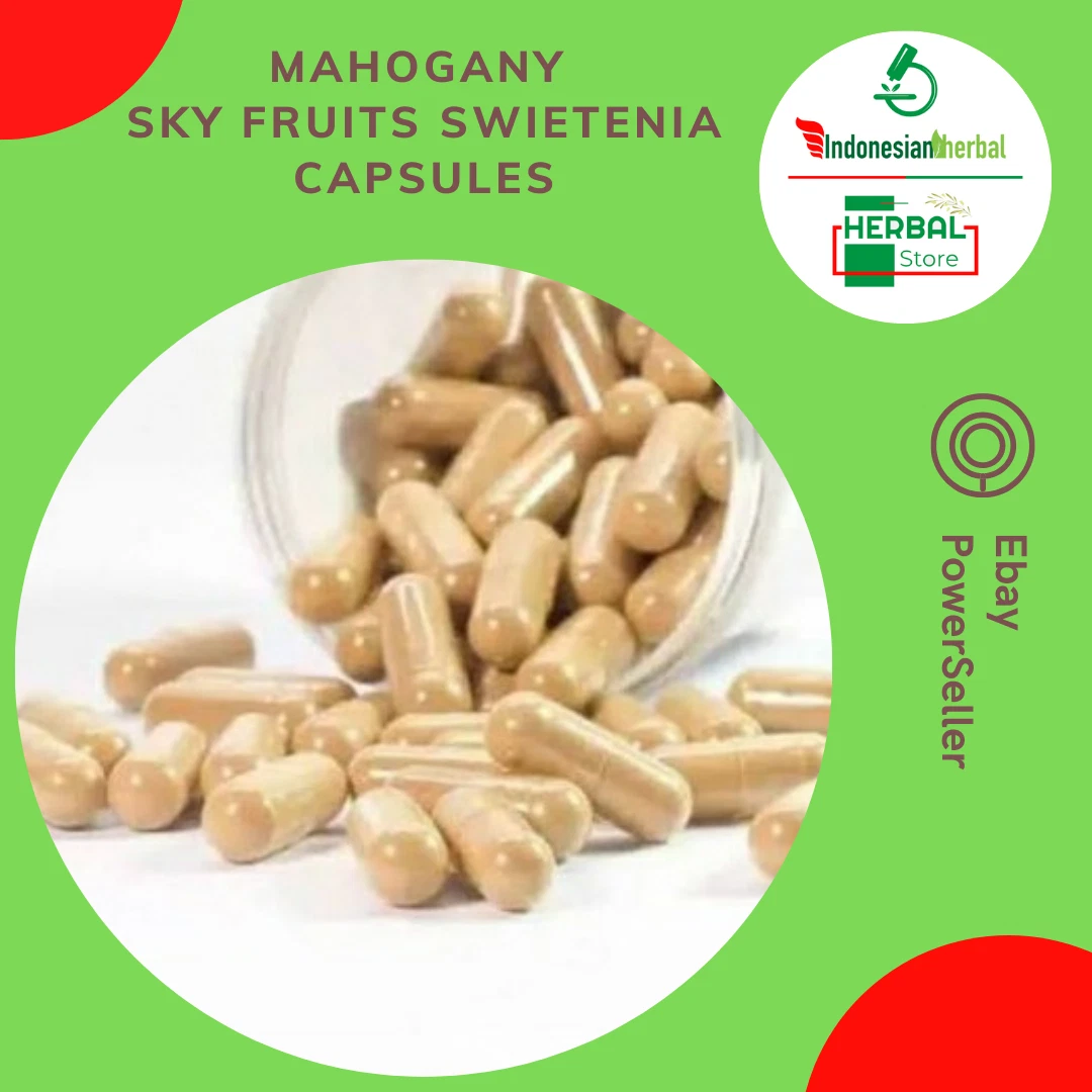 Sky Fruit CAPSULES (Mahogany, MAHAGONY, Mahoni,SWIETENIA MARCOPHYLLA) Organic