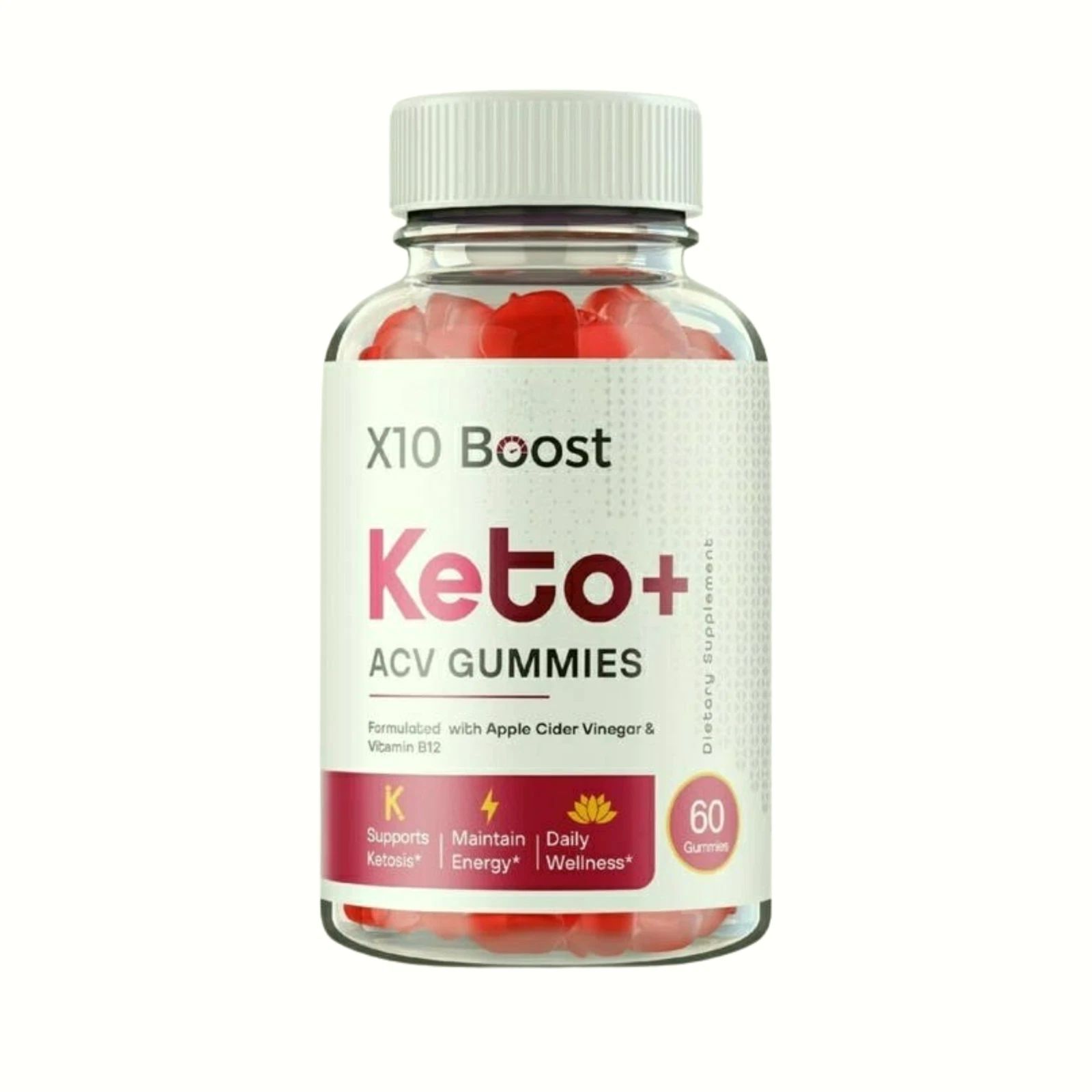 X10 Boost Keto Gummies, X10 Boost Gummies Weight Loss (60 Gummies)