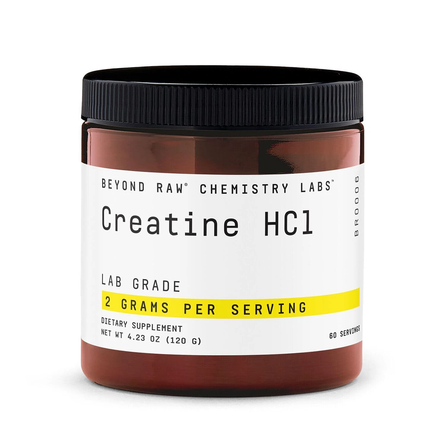 Beyond Raw Chemistry Labs Creatine HCl Powder - 60 Servings