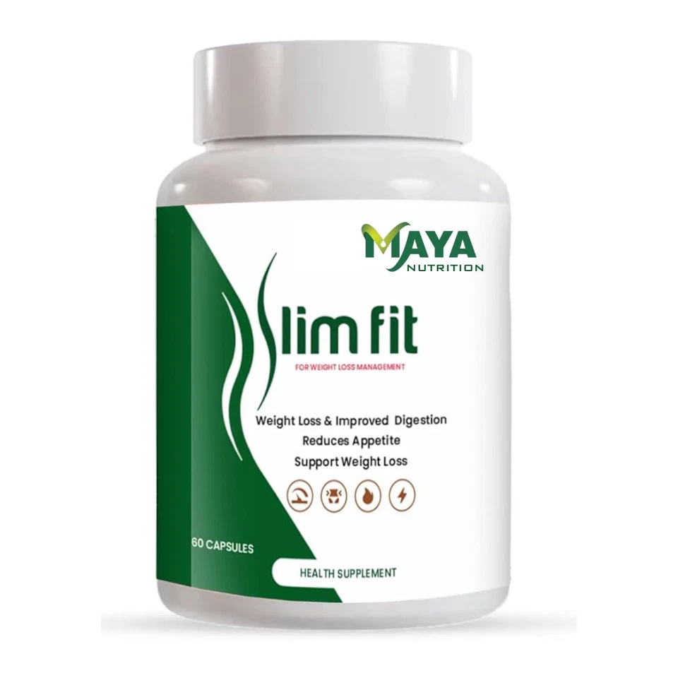 Herbal Slim Fit Weight Management For Fat Burning Fitness 60 Capsule