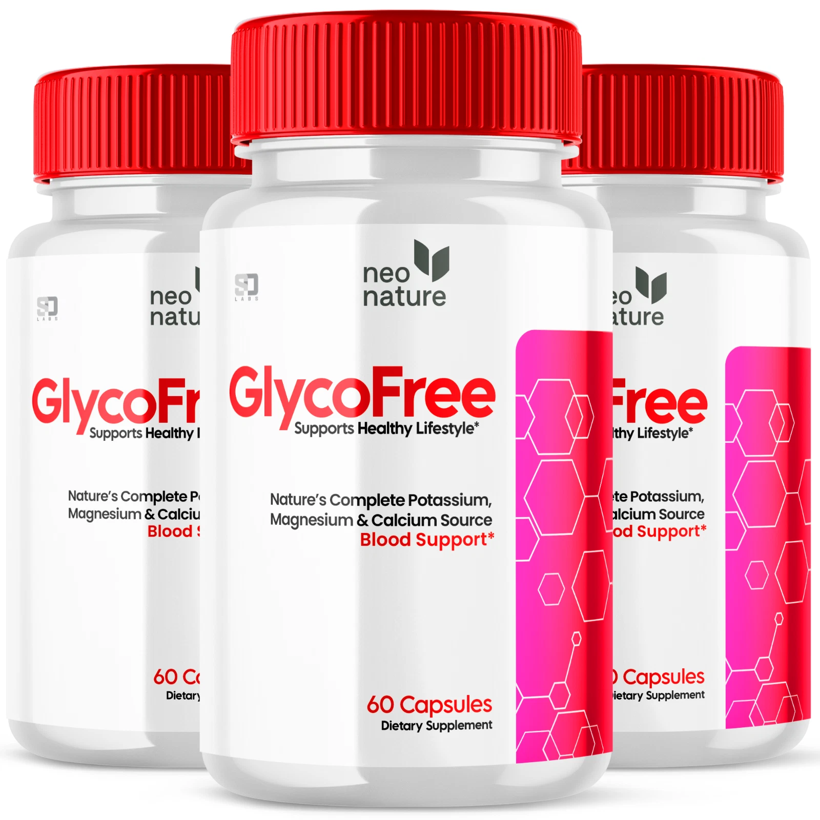 Glycofree Glycogen Blood Vessel Cleaner - Promotes Healthy Vessels (3 Pack)
