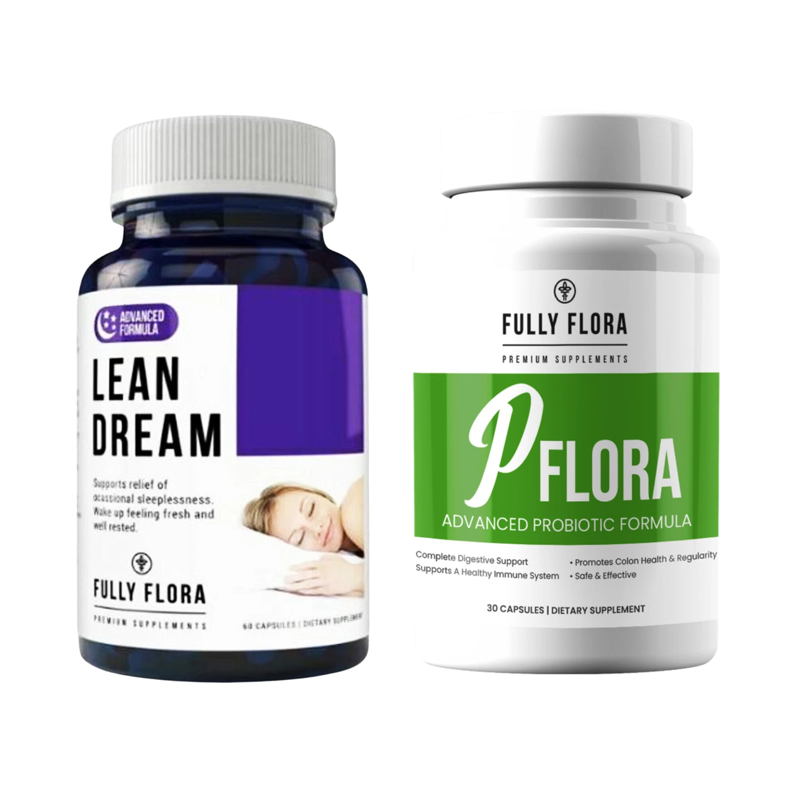 Sleep Aid Supplement Stress Relief & PFlora Probiotic Immune Health Supplements