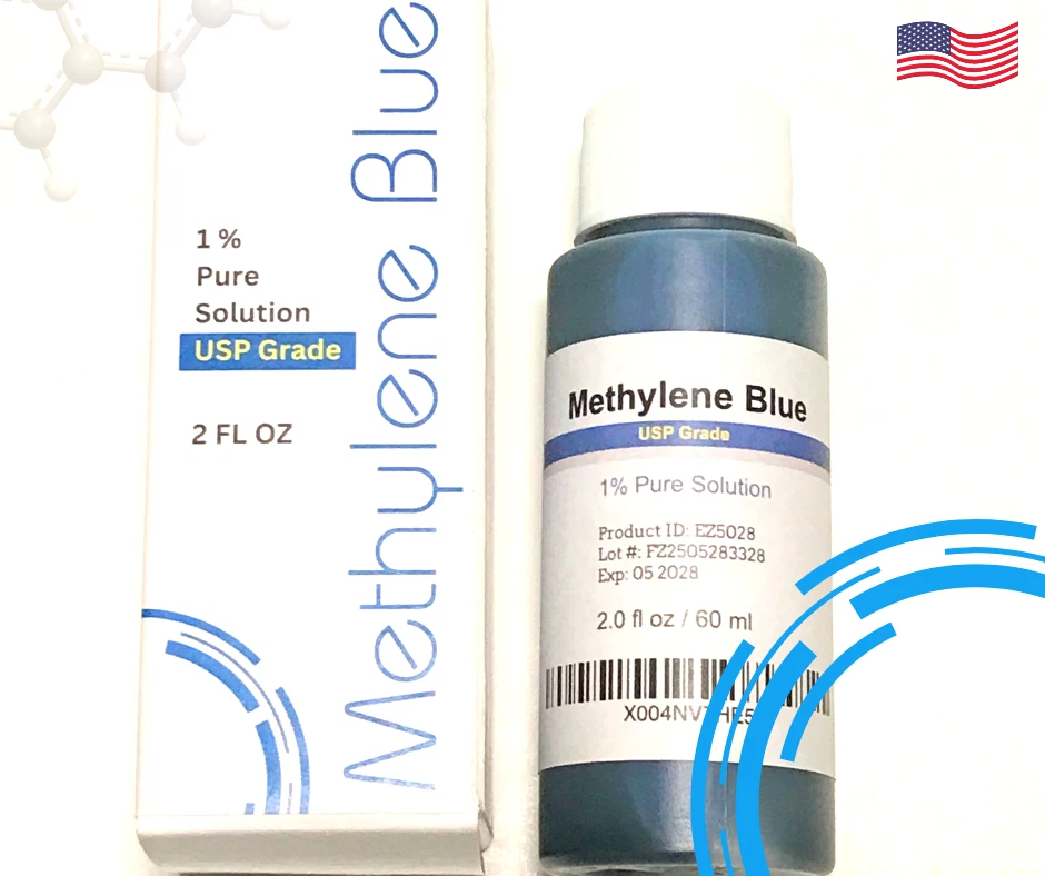 [286694177369] Methylene Blue 1% USP Pharmaceutical Grade 2 FL OZ / 60ml - Ultra Pure