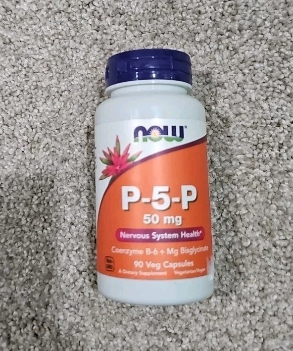 [306305286192] P-5-P 50 mg 90 Veg Caps By Now Foods - Sealed New