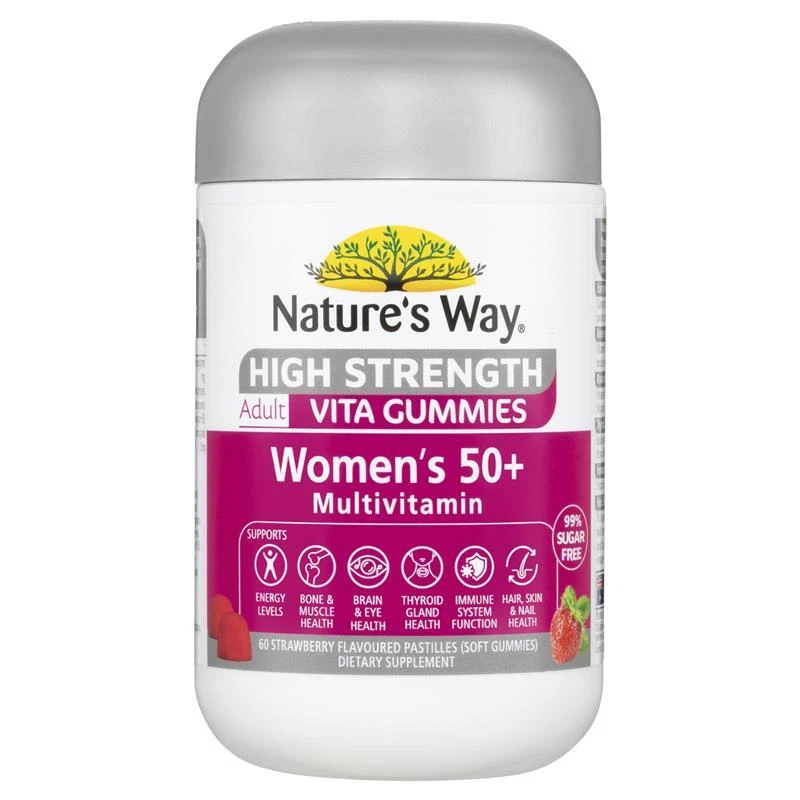 Nature's Way Adult Vita Gummies High Strength 50+ Womens Multi